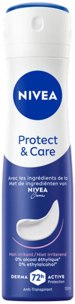 NIVEA Deodorant Spray Protect & Care 150ml - 2 Stuks