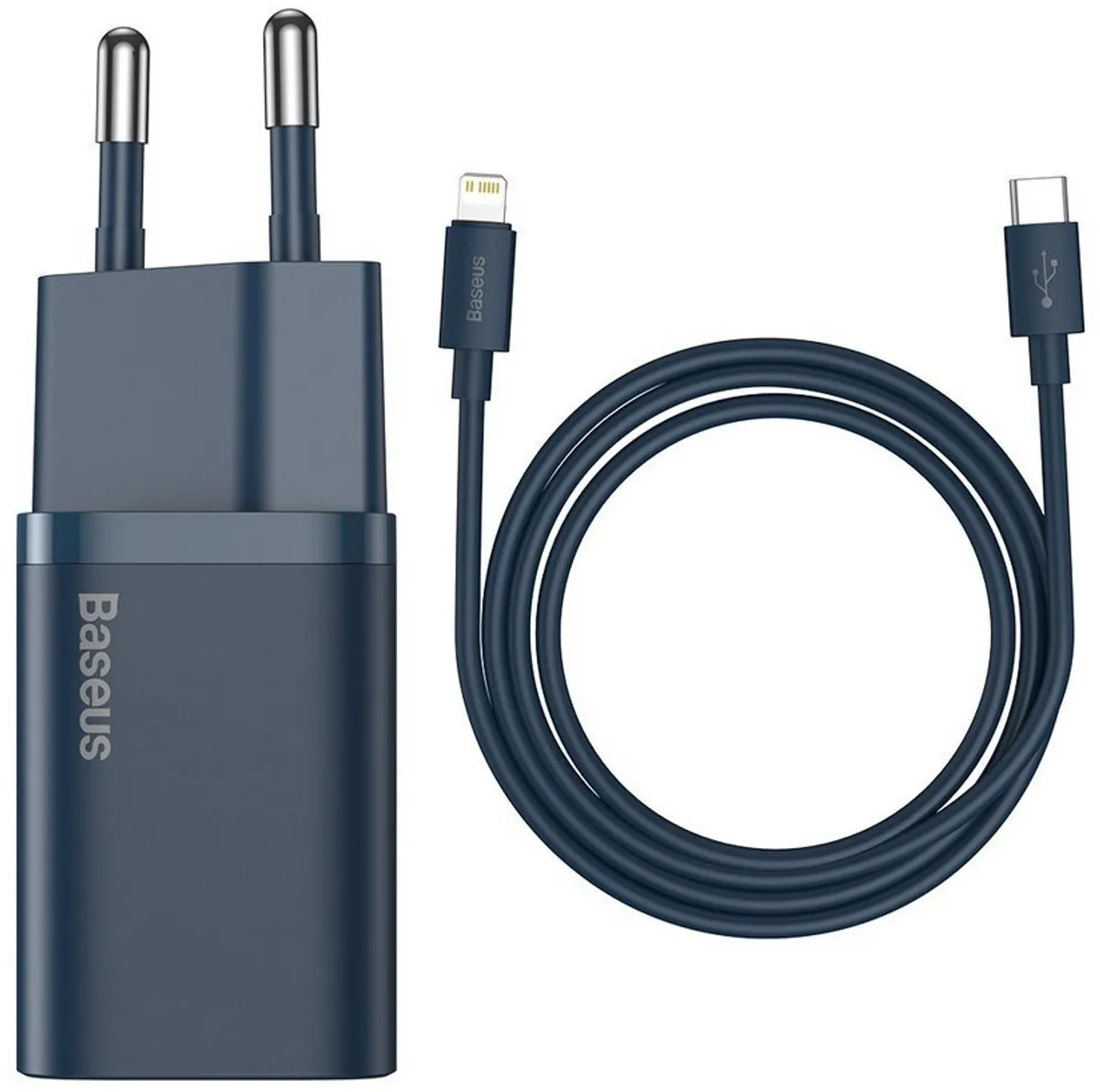 Baseus TZCCSUP-B03 Oplader 20W - Blauw - Apple