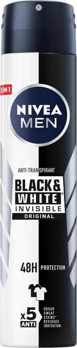 NIVEA MEN Invisible Black & White Deo Spray 200ml