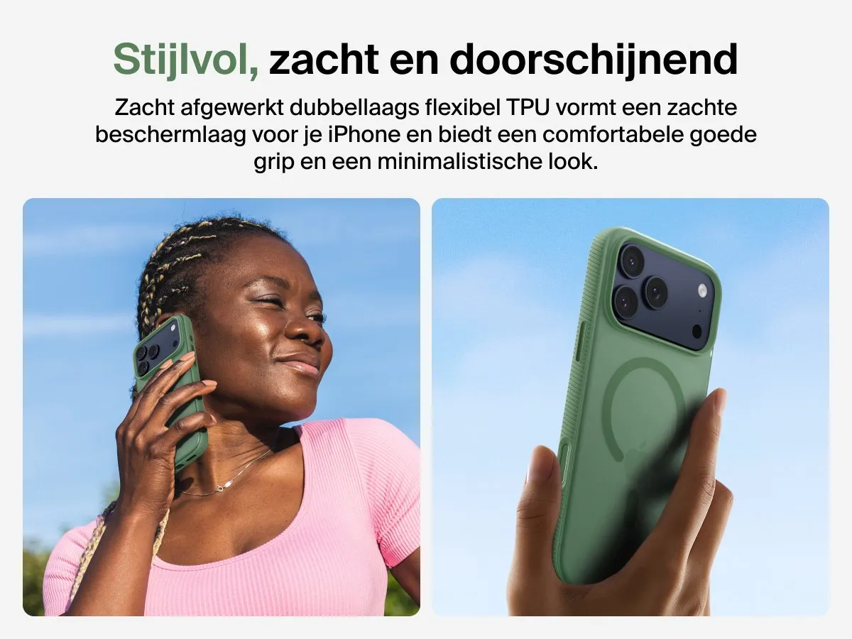Belkin SheerForce Grip Hoesje iPhone 17 Pro Max MSA036HQSE - Groen