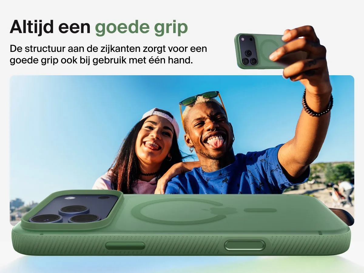 Belkin SheerForce Grip Hoesje iPhone 17 Pro Max MSA036HQSE - Groen