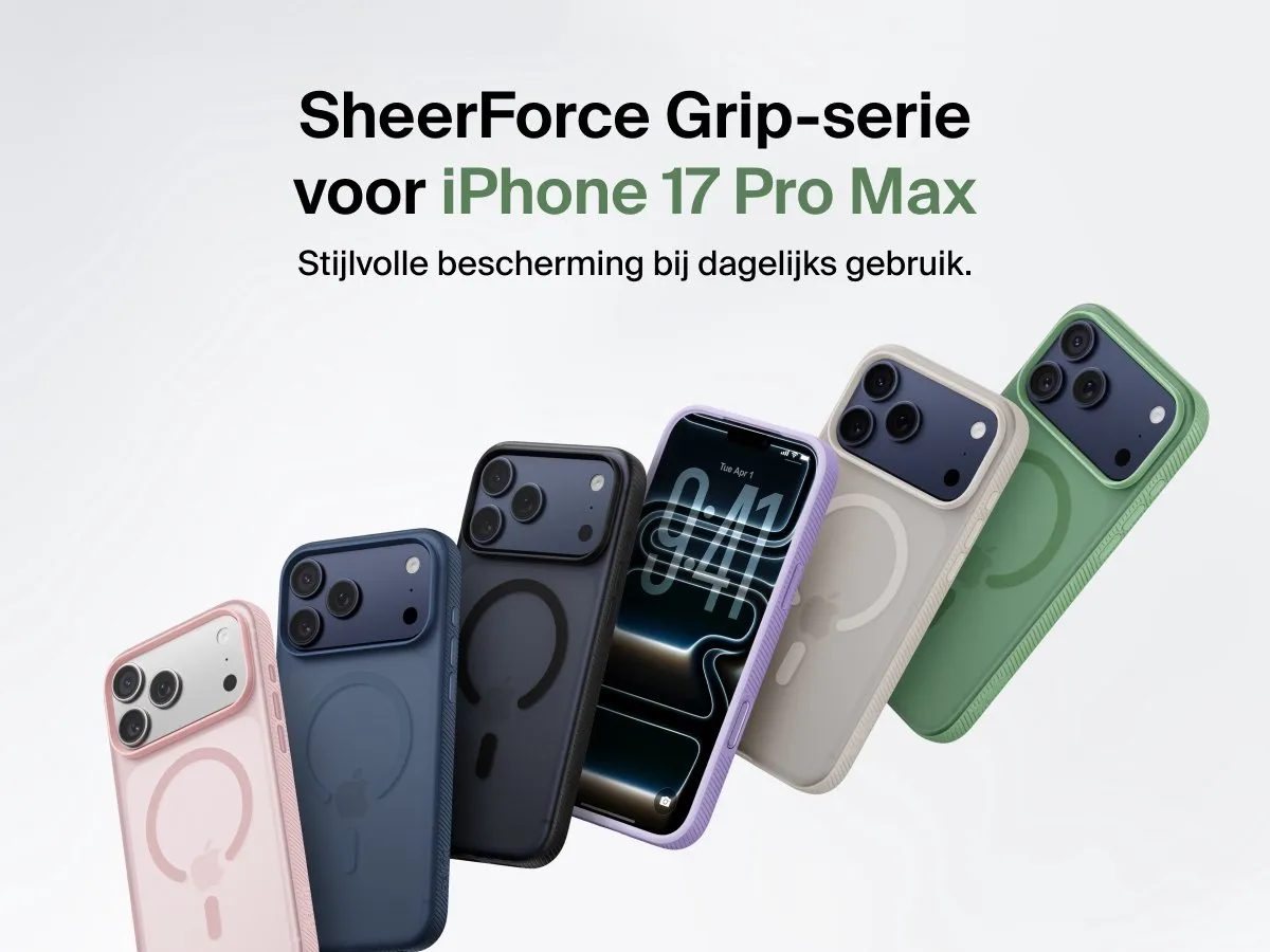 Belkin SheerForce Grip Hoesje iPhone 17 Pro Max MSA036HQSE - Groen