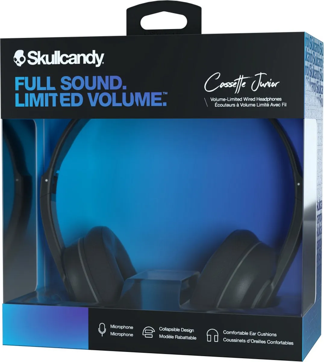 Skullcandy Cassette Junior – Kinder Koptelefoon – Volume begrensd - Blauw