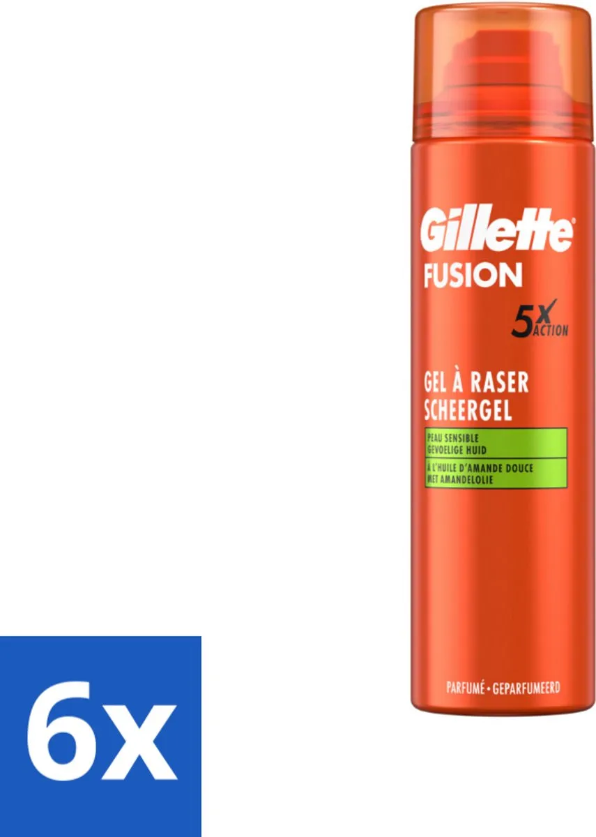 Gillette Fusion 5 Sensitive Scheergel 200ml
