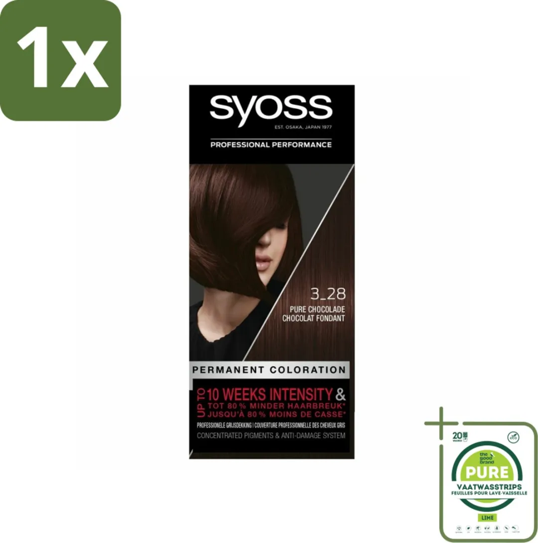 SYOSS Color Baseline 3-28 Pure Chocolade Haarverf 115ml