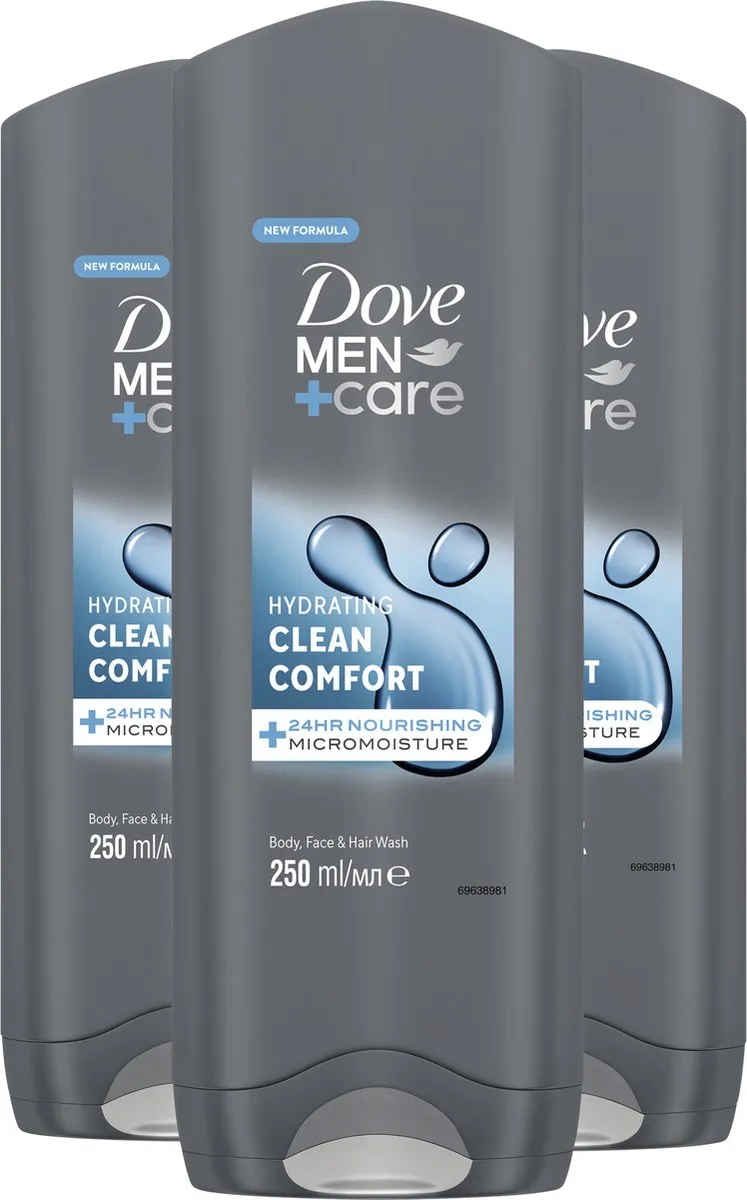 Dove Men+Care Clean Comfort 3-in-1 Douchegel - 750ml