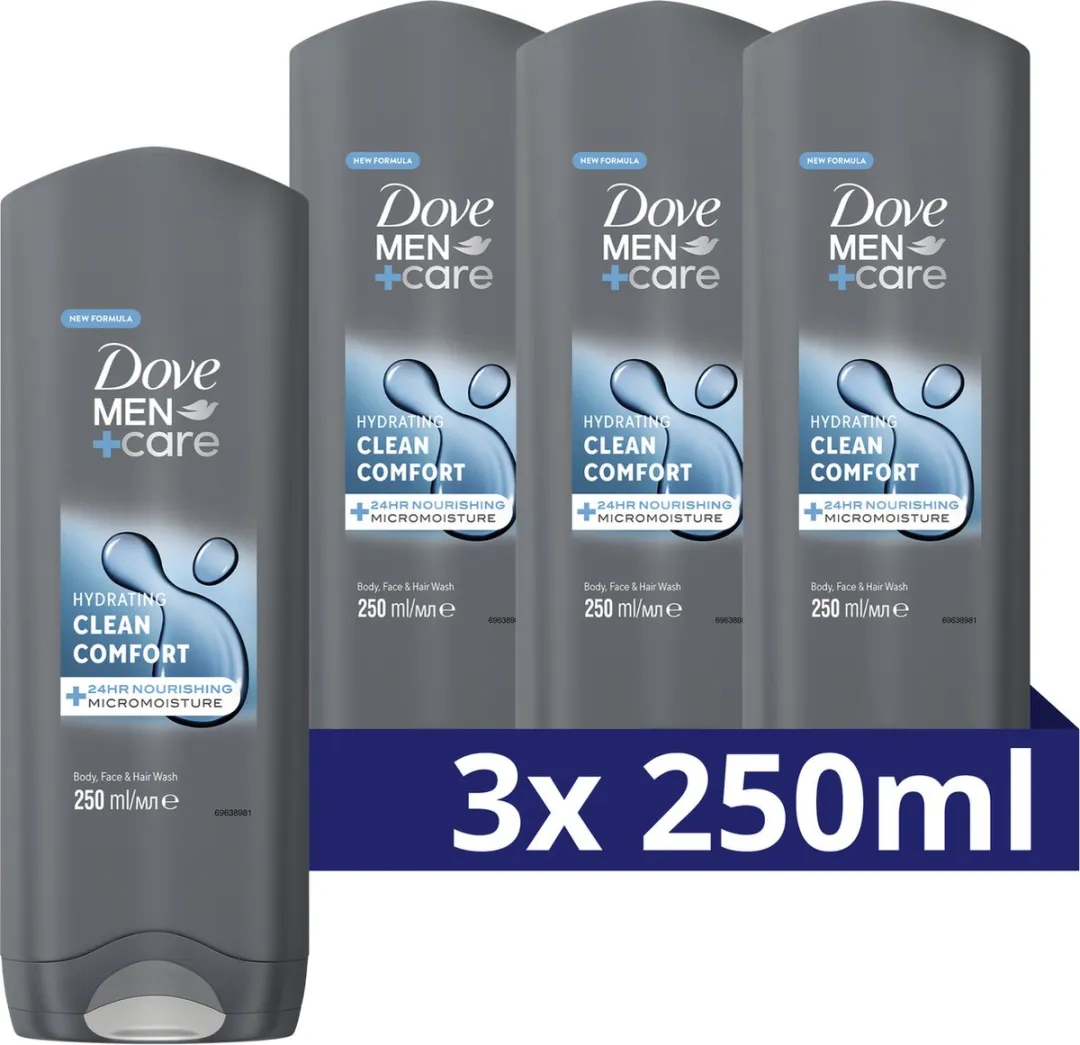 Dove Men+Care Clean Comfort 3-in-1 Douchegel - 750ml
