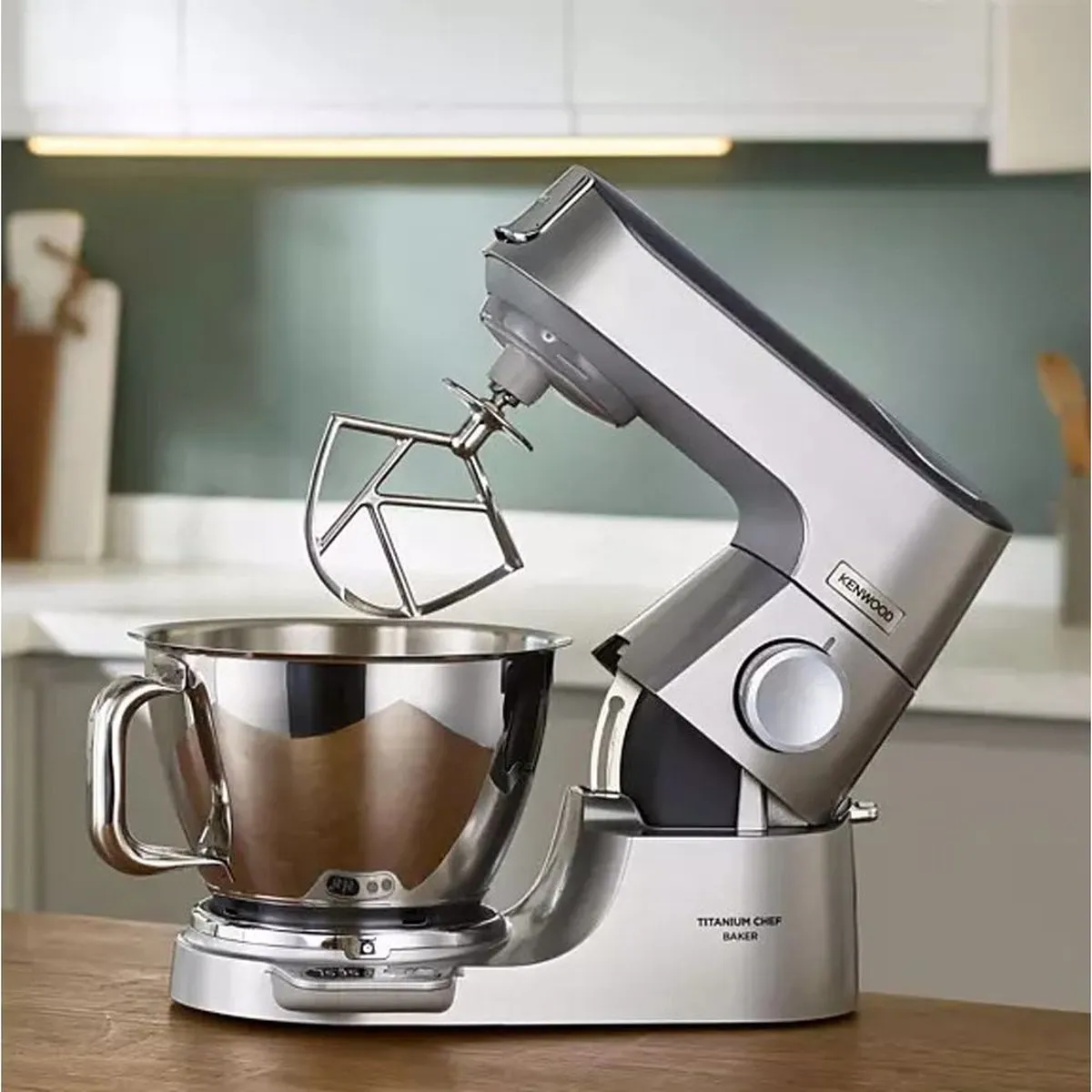 Kenwood Chef Titanium Baker KVC85.004SI Keukenmachine - 1200W - Zilver - afbeelding 6 van 6