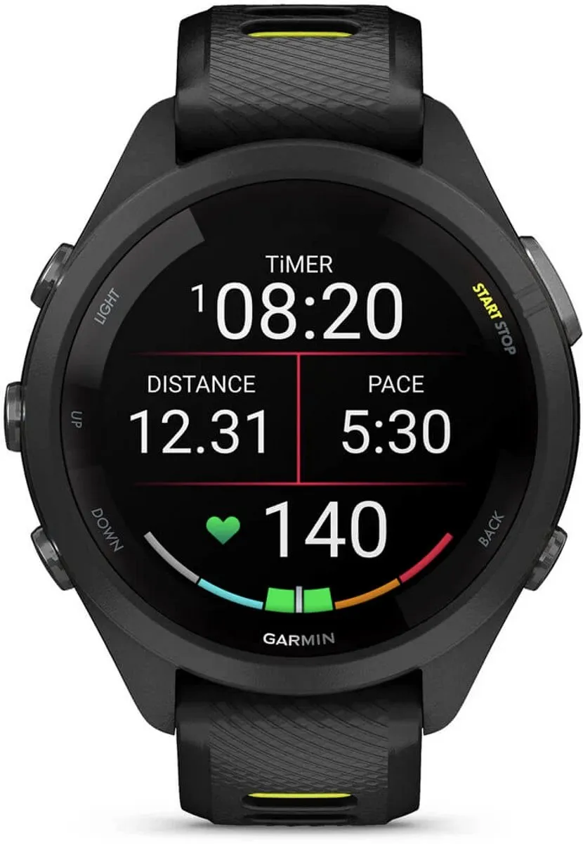 Garmin Forerunner 265S Sporthorloge 42mm - Zwart - afbeelding 6 van 6