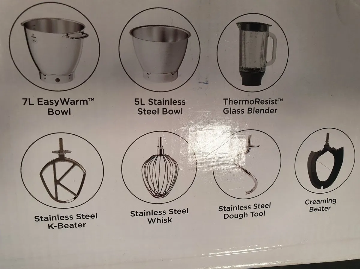 Kenwood KWL90.124SI Chef Patissier XL Keukenmachine - 1400W - 13 Snelheden - Grijs