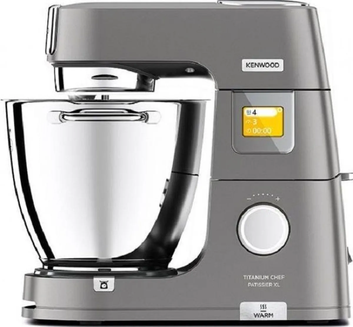 Kenwood KWL90.124SI Chef Patissier XL Keukenmachine - 1400W - 13 Snelheden - Grijs