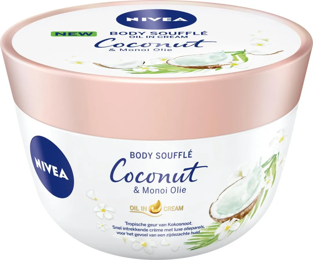 NIVEA Coconut & Monoi Body Soufflé Crème 200ml - afbeelding 4 van 6