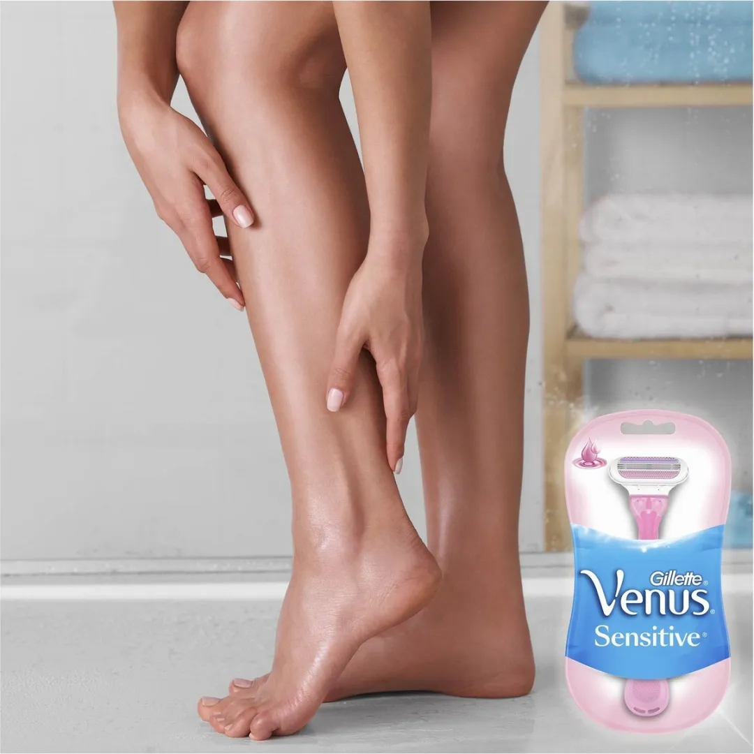 Gillette Venus Sensitive Wegwerpmesjes - 3 Stuks - afbeelding 6 van 6