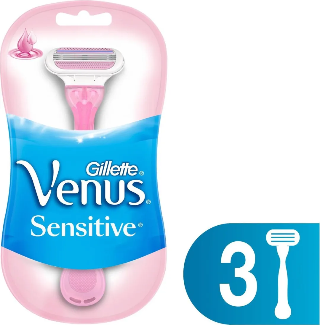 Gillette Venus Sensitive Wegwerpmesjes - 3 Stuks