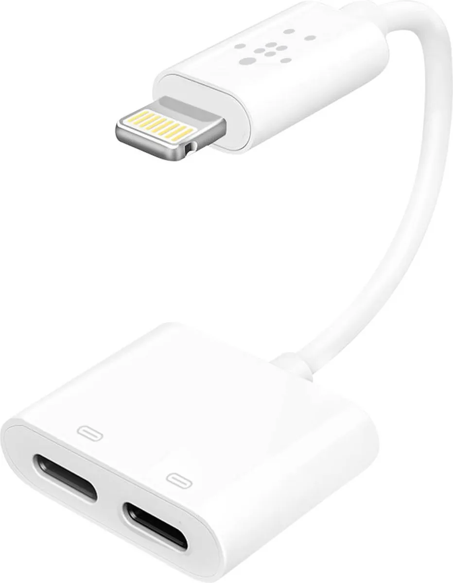 Belkin Lightning Rockstar F8J198BTWHT Audio/Oplaadadapter