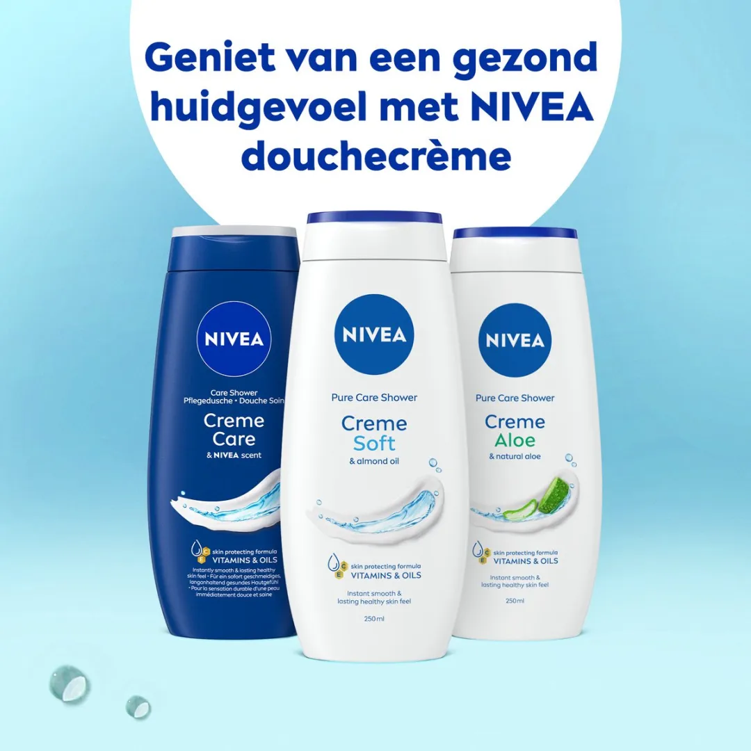 NIVEA Crème Soft Douchecrème Amandelolie 500ml - 2 Stuks