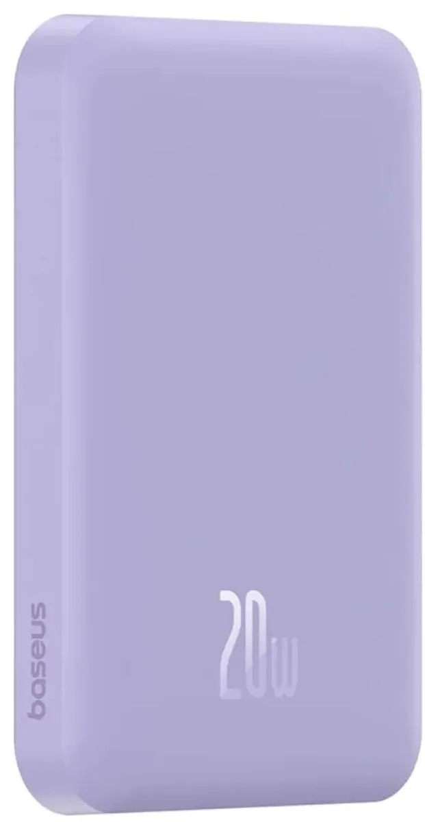 Baseus Mini Powerbank 5000mAh - Paars - 20W MagSafe