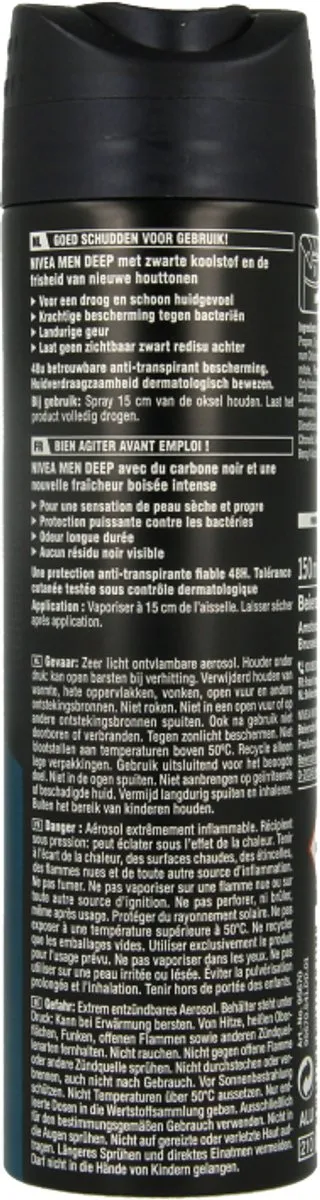 NIVEA Men Deospray Deep Beat 150ml