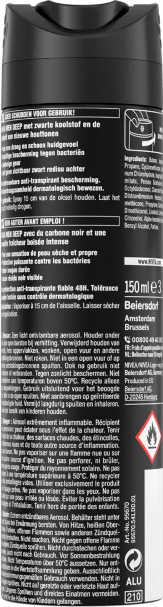 NIVEA Men Deospray Deep Beat 150ml