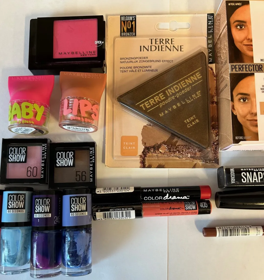 Maybelline Gemey Lot 20 Stuks - 500ml - Black