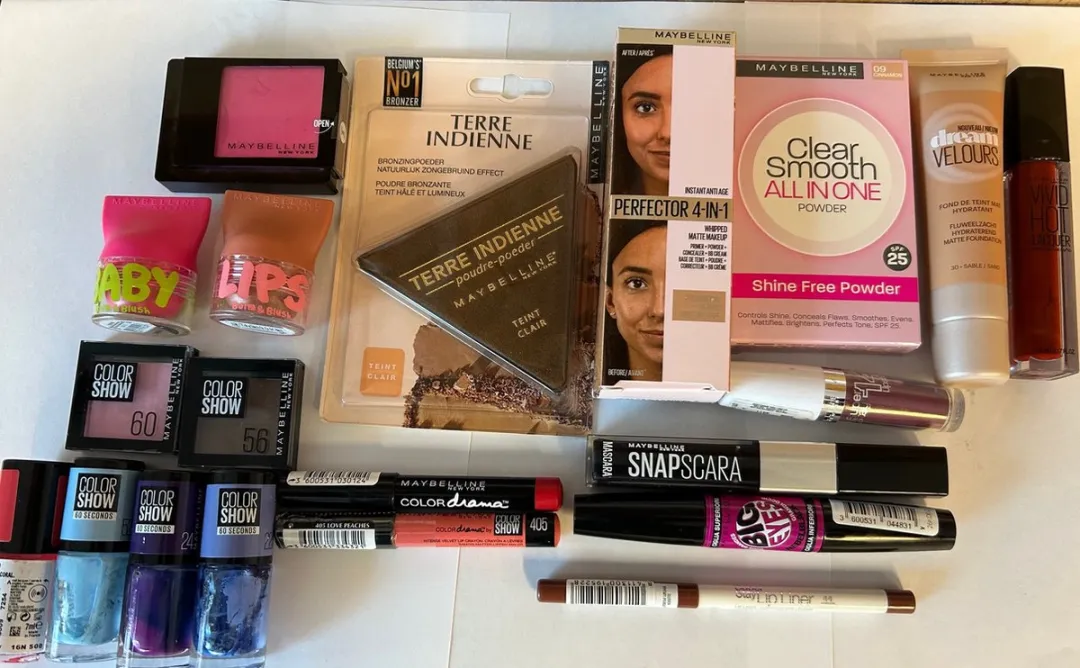Maybelline Gemey Lot 20 Stuks