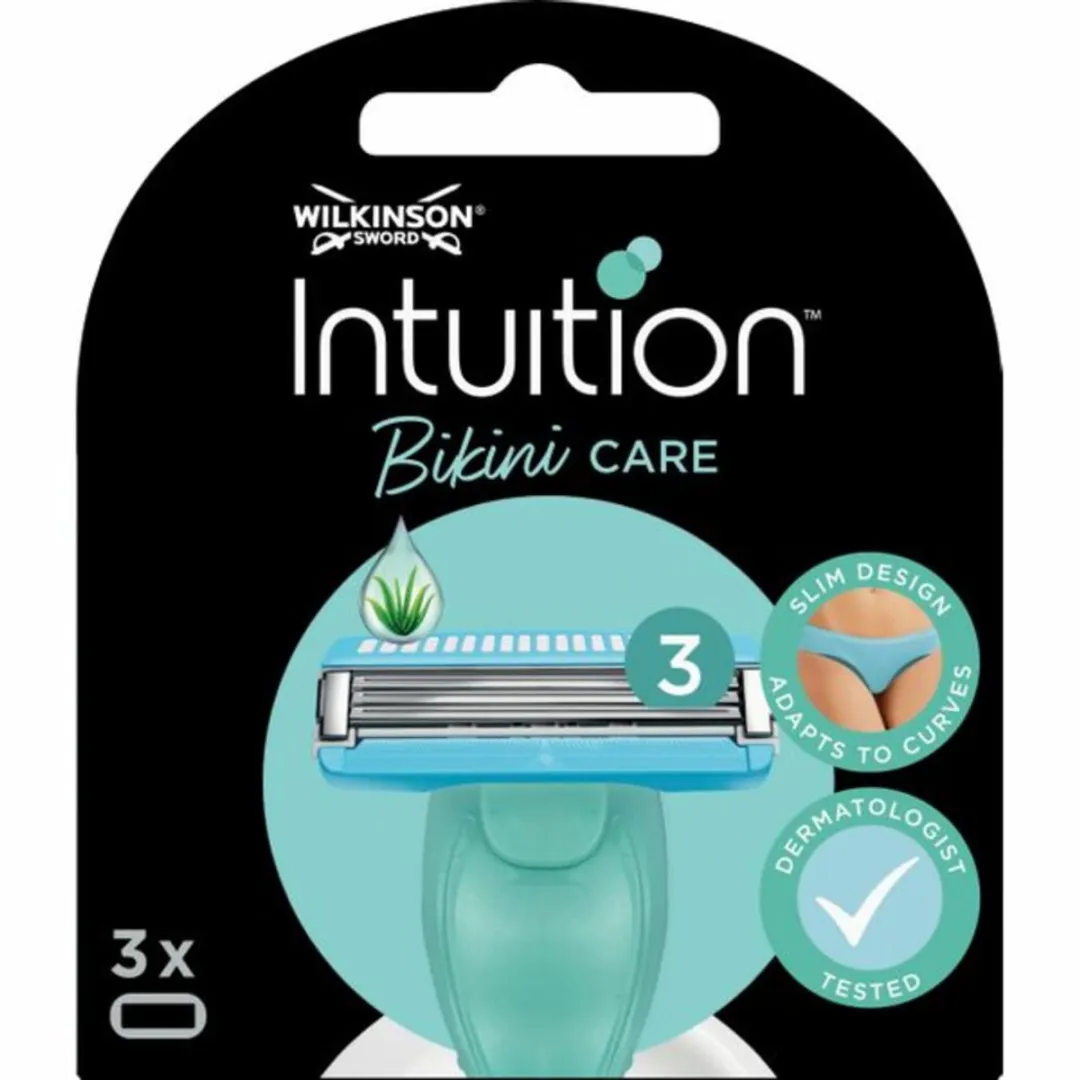 Wilkinson Intuition Navulmesjes Bikini Care Duo - 6 Stuks - Groen