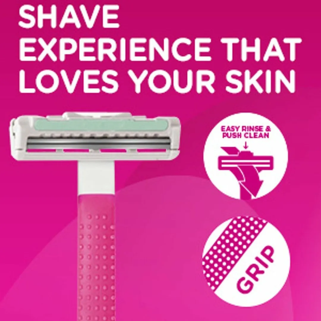 Wilkinson MyIntuition Extra Essential 2 Wegwerpscheermesjes - 140 Stuks - Roze