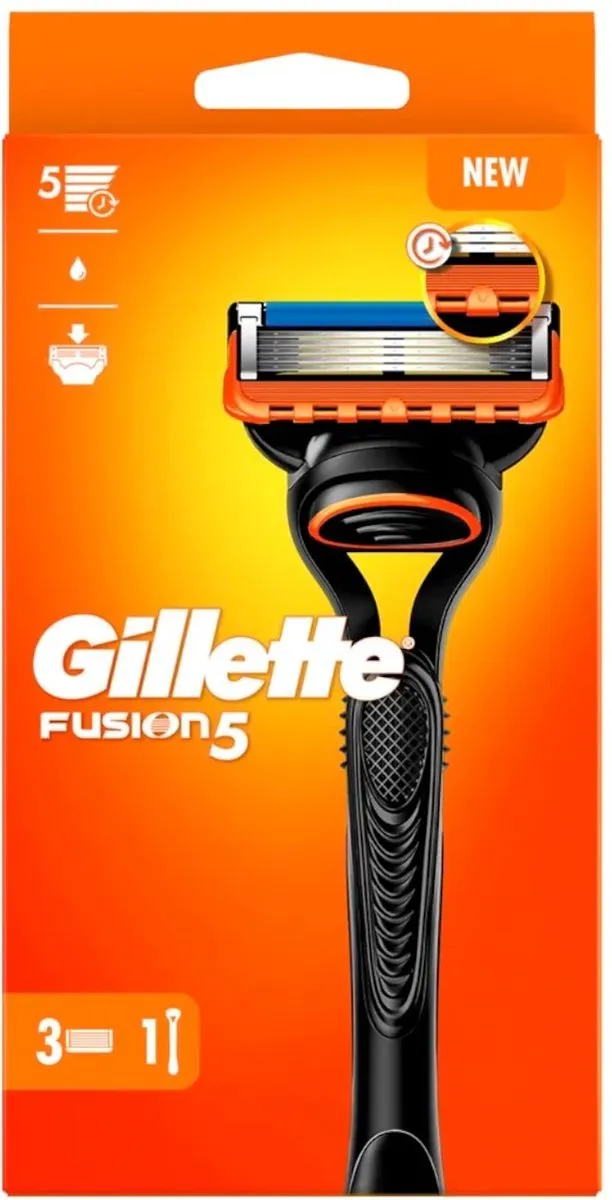 Gillette Fusion 5 Scheermesje - 3 Stuks - Oranje