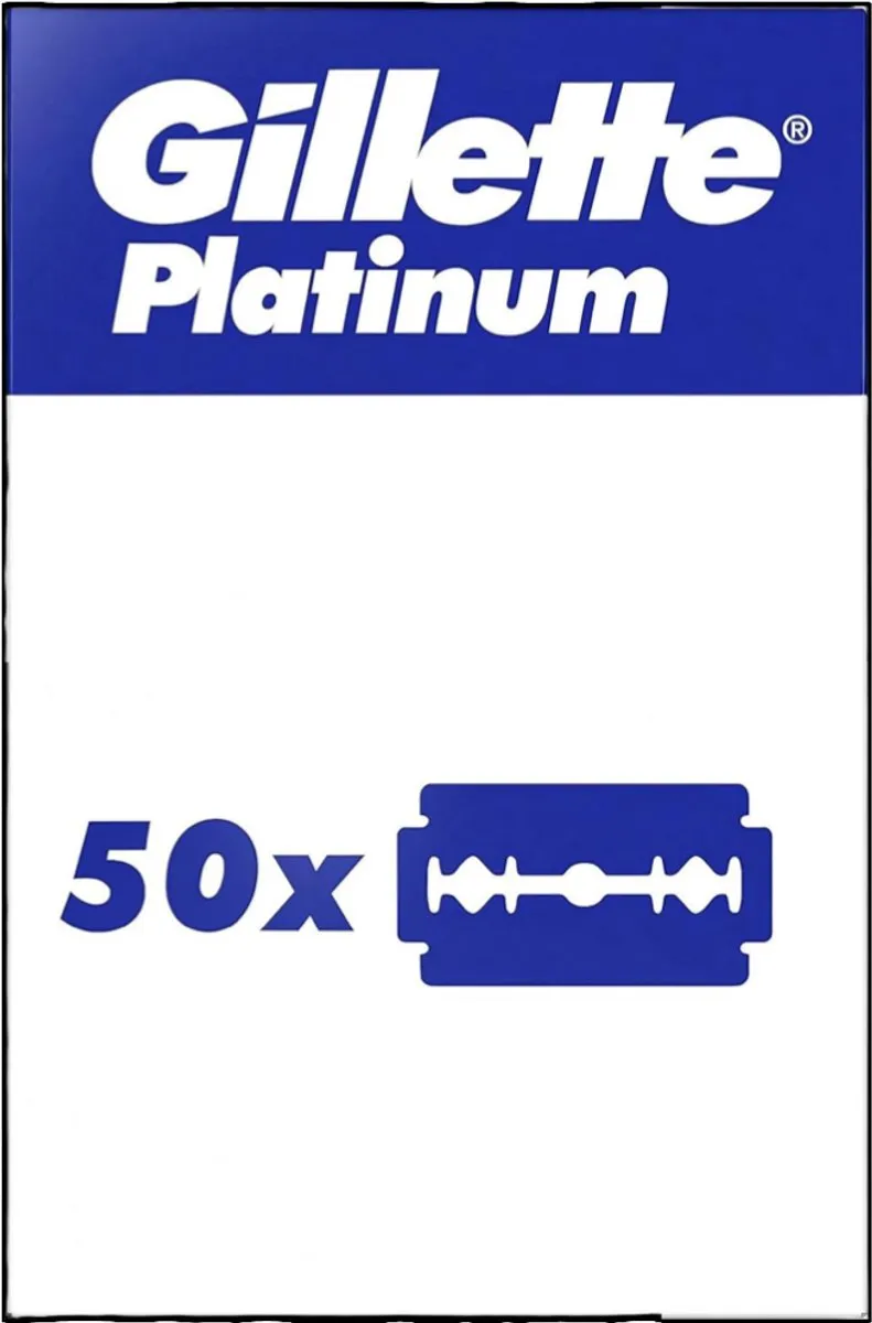 Gillette Platinum Scheermesjes 50 Stuks