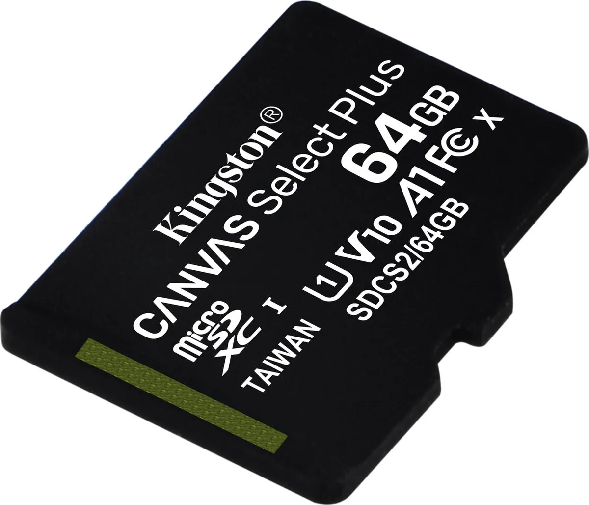 Kingston 64GB microSDHC Canvas Select Plus SDCS2/64GBSP