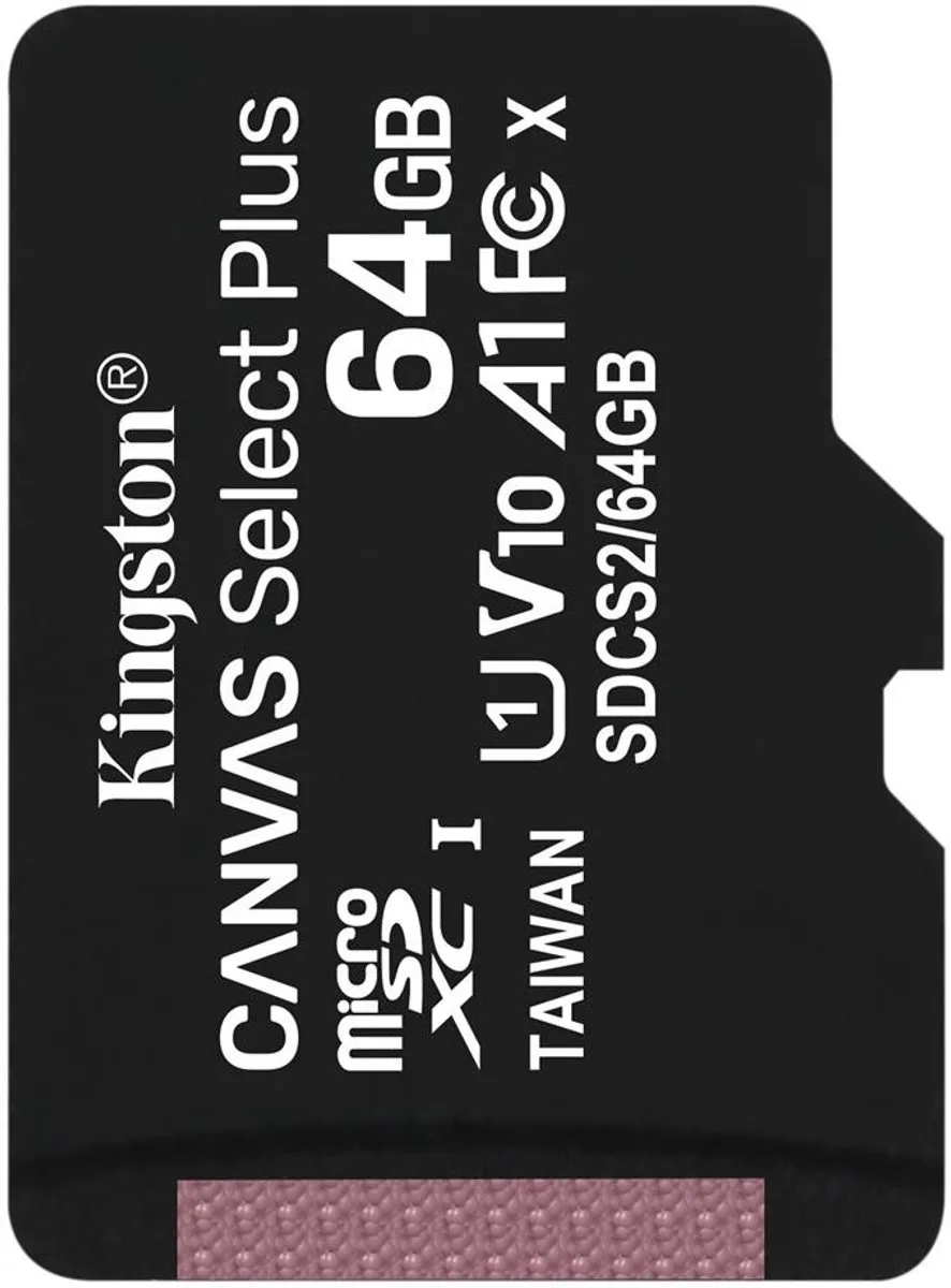 Kingston 64GB microSDHC Canvas Select Plus SDCS2/64GBSP