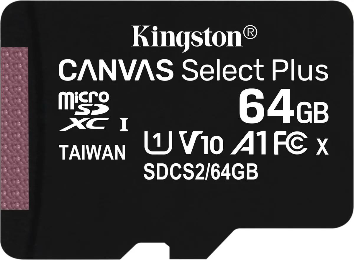 Kingston 64GB microSDHC Canvas Select Plus SDCS2/64GBSP