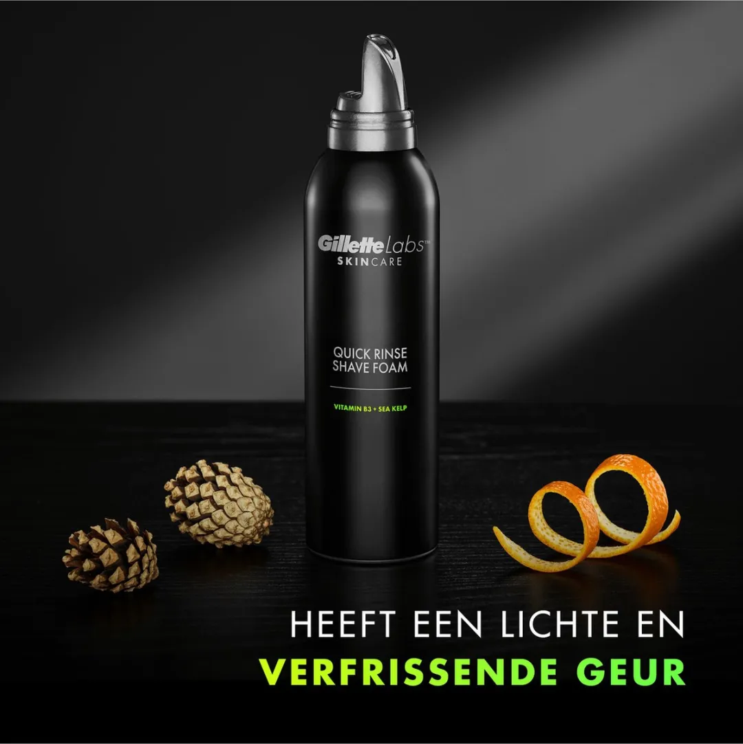 Gillette Labs Scheerschuim Ultralicht - 6x240ml - afbeelding 6 van 6