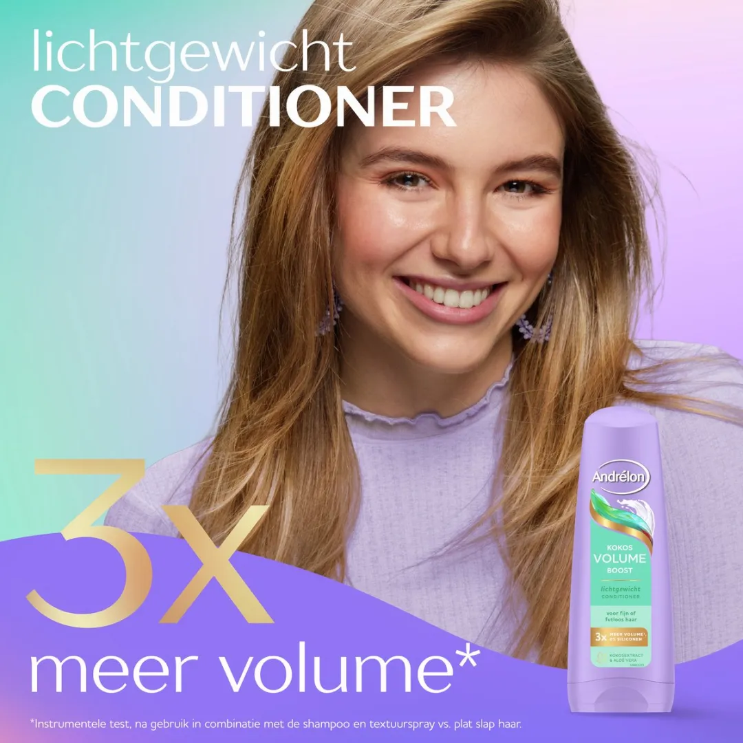 Andrélon Kokos Volume Boost Conditioner 200ml - 6 Stuks