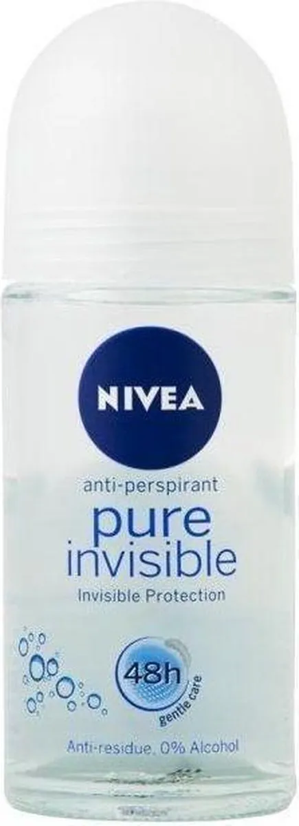 NIVEA Deodorant Roll-on Pure Invisible 50ml - afbeelding 3 van 3