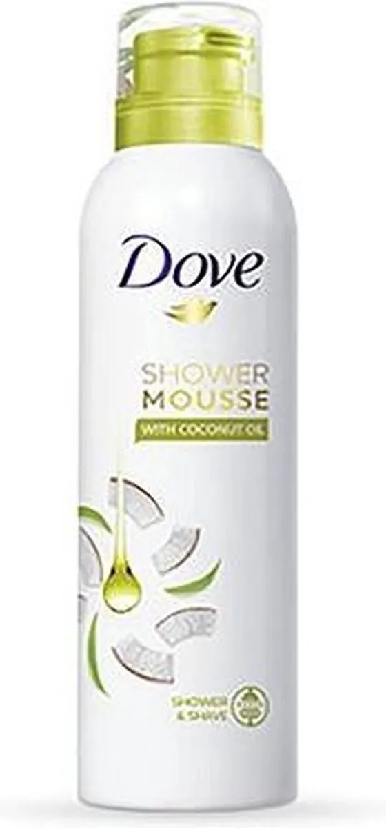 Dove Coconut Oil Douchecrème 200ml - 3 Stuks