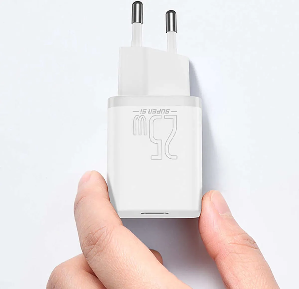 Baseus 25W Oplader CCSP020102 - Wit