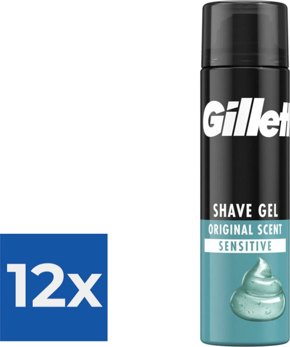 Gillette Gevoelige Huid Scheergel Basic 200ml
