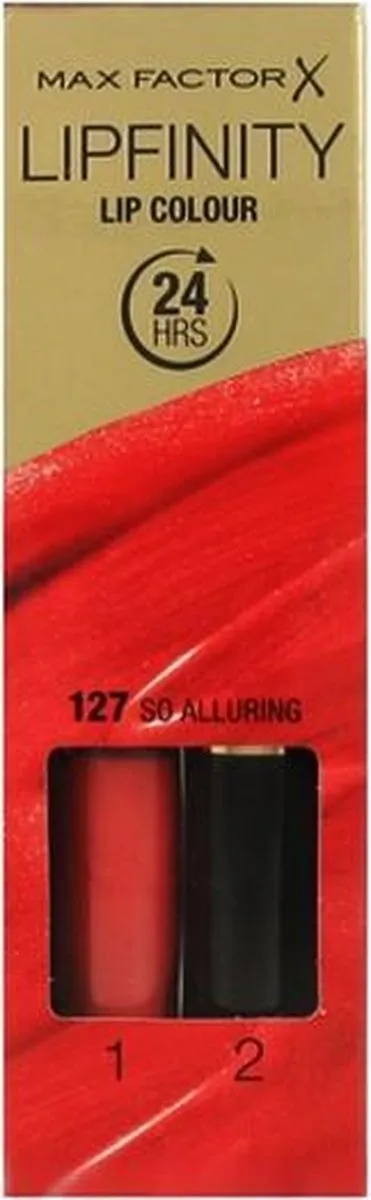 Max Factor Lipfinity Lipstick 127 So Alluring - Rood