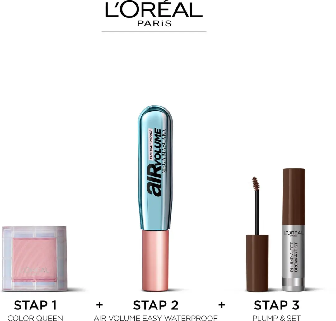 L'Oréal Paris Air Mega Volume Mascara 01 Black Waterproof - 9,4 ml