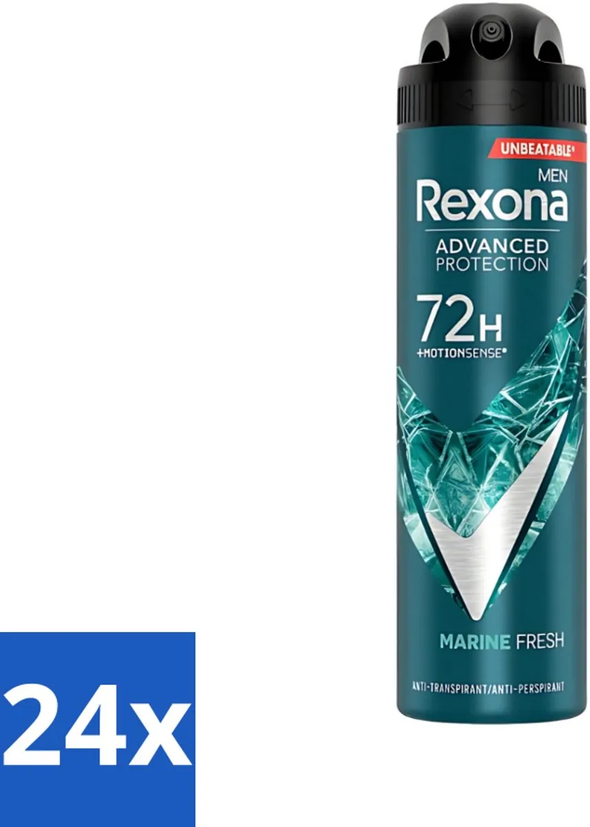 Rexona Men Advanced Protection Deo Spray Marine Fresh 150ml - 24 Stuks
