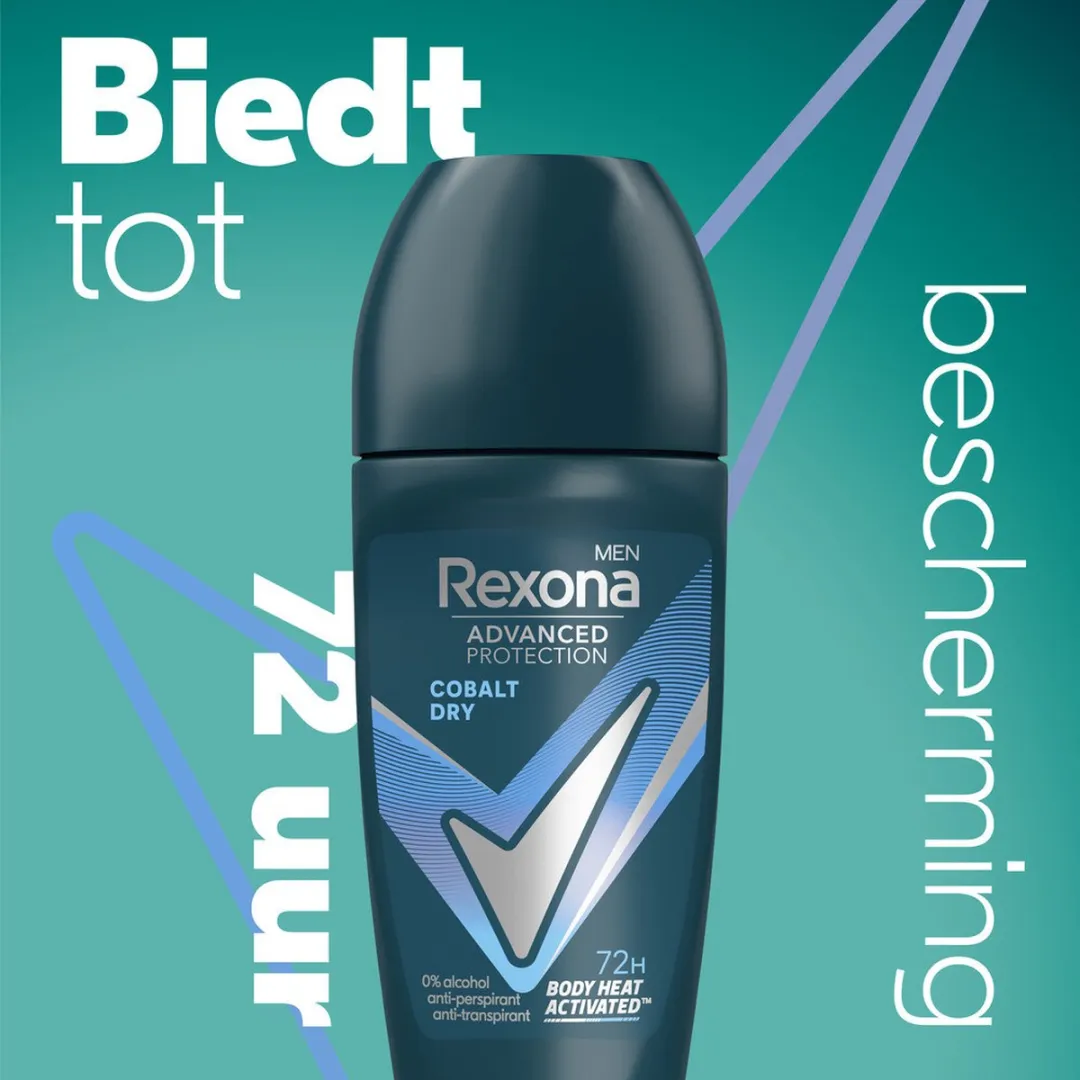 Rexona Men Deodorant Roller Advanced Protection Dry Cobalt - 50 ml