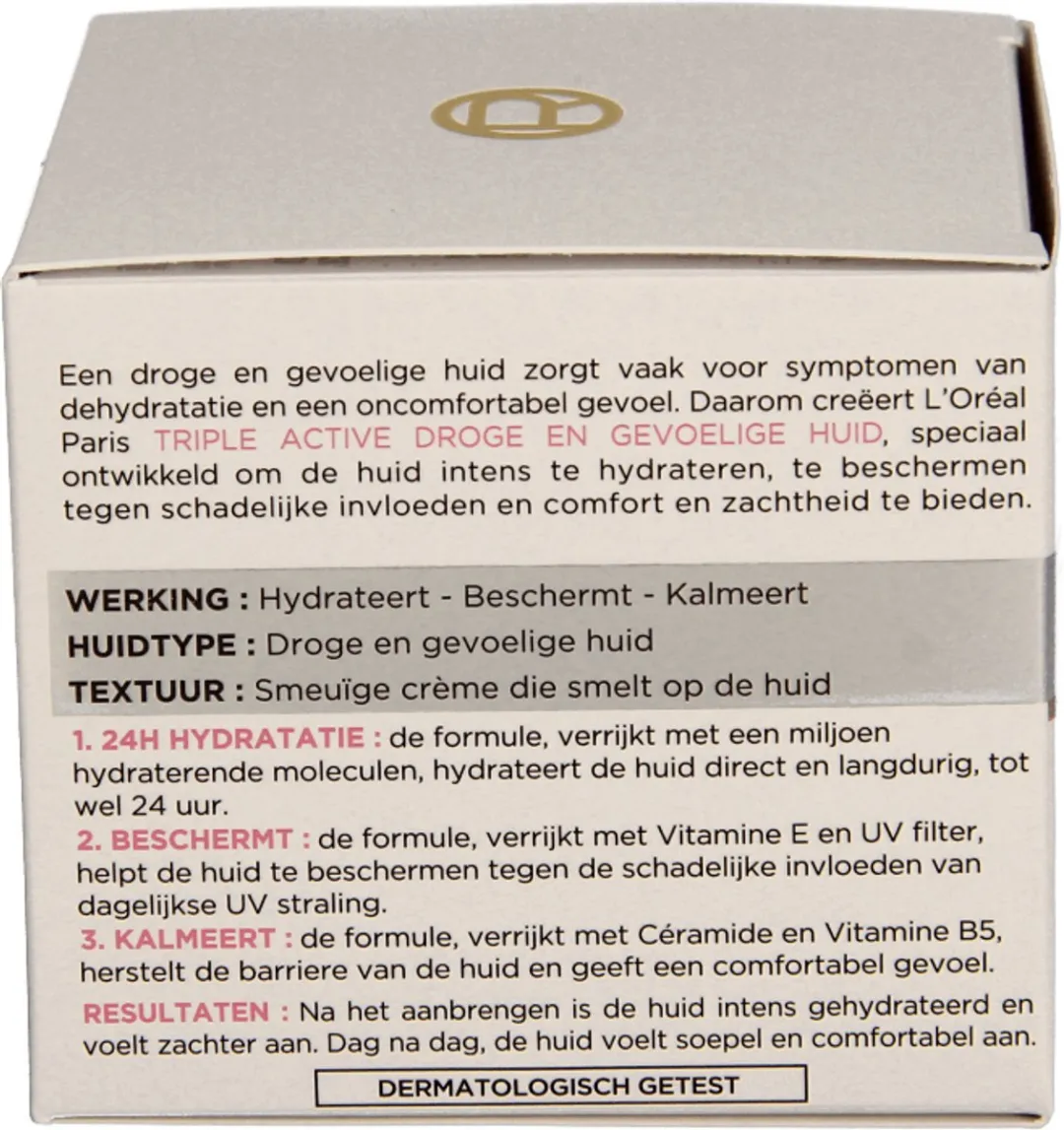 L'Oréal Paris Triple Active Hydraterende Dagcrème 50ml