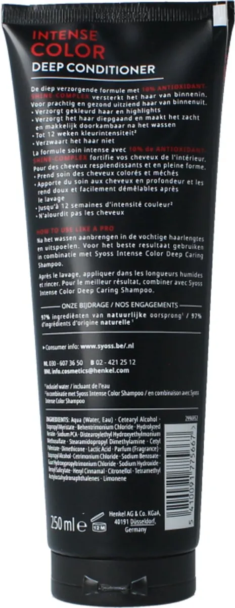 SYOSS Color Conditioner 250ml - Gekleurd haar