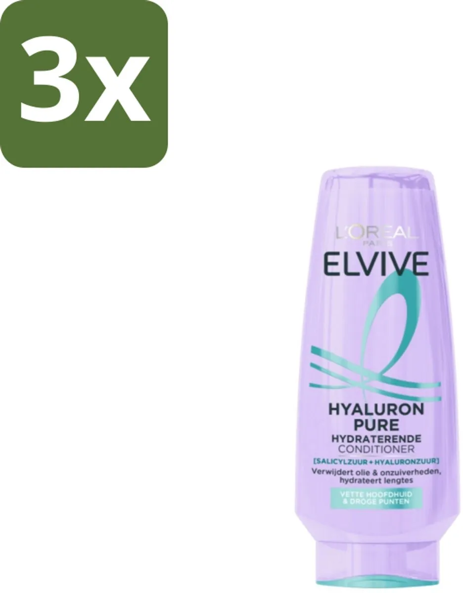 L'Oréal Elvive Hyaluron Pure Conditioner 200ml