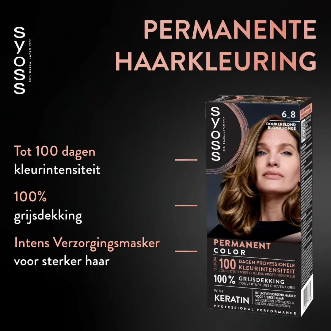 SYOSS Haarverf 6-8 Donkerblond - 115ml