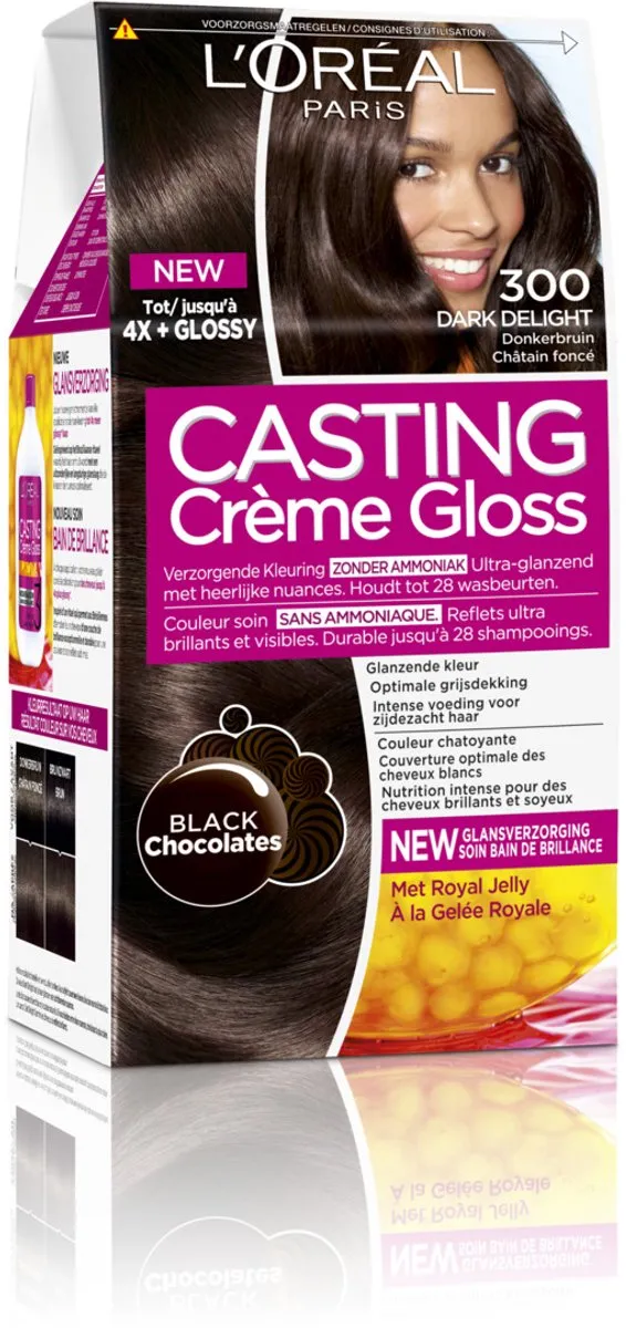 L'Oréal Paris Casting Crème Gloss 300 Donkerbruin - 1030ml