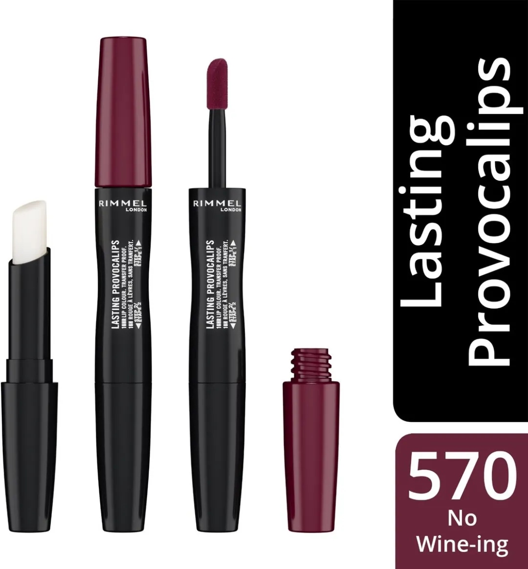 Rimmel London Lasting Provocalips Lippenstift 570 No Wine-Ing - 2.2ml - afbeelding 6 van 6