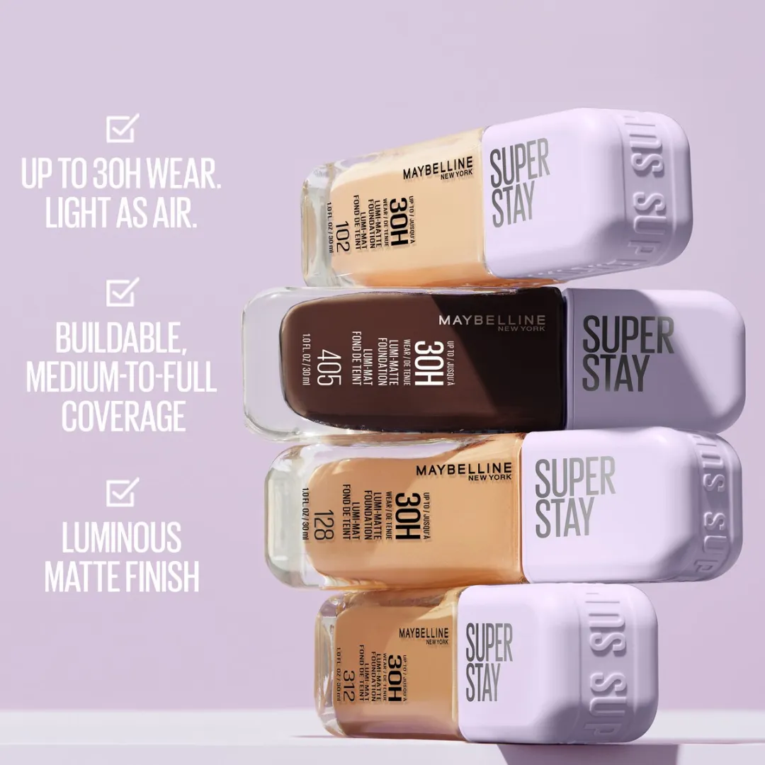 Maybelline New York Superstay Lumi Matte Foundation 350 - 35ml