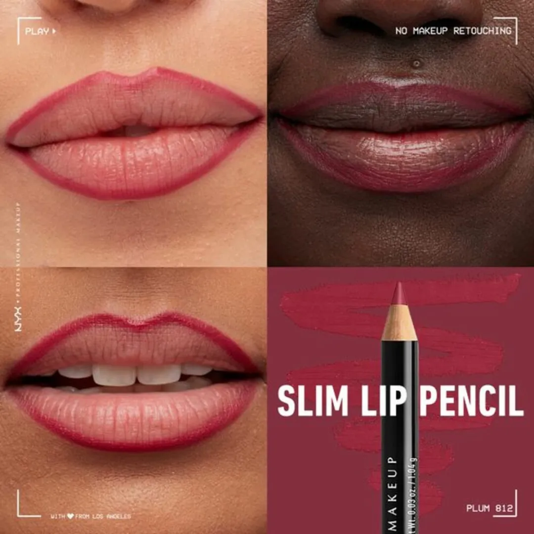 NYX Slim Lip Pencil Plum - Pruimpaars